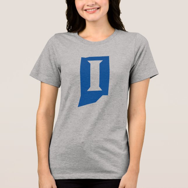 Indiana State University Tri-Blend Shirt (Front)
