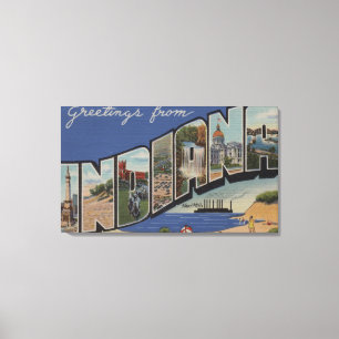 Indiana (Steel Mills/Sand Dunes) Canvas Print