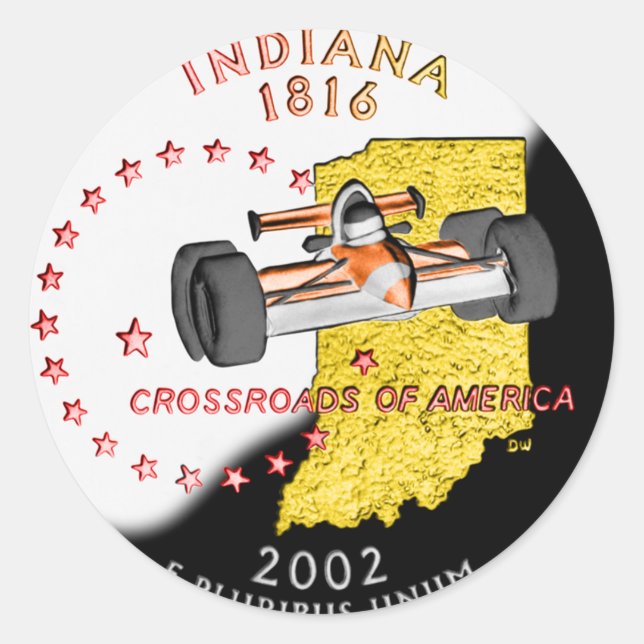 Indiana Sticker (Front)