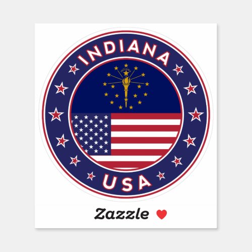 Indiana Sticker