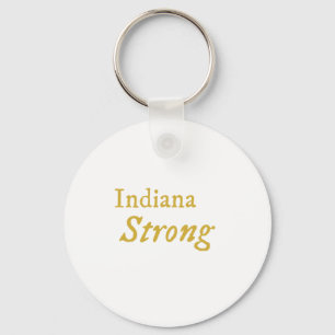 Indiana Strong Keychain