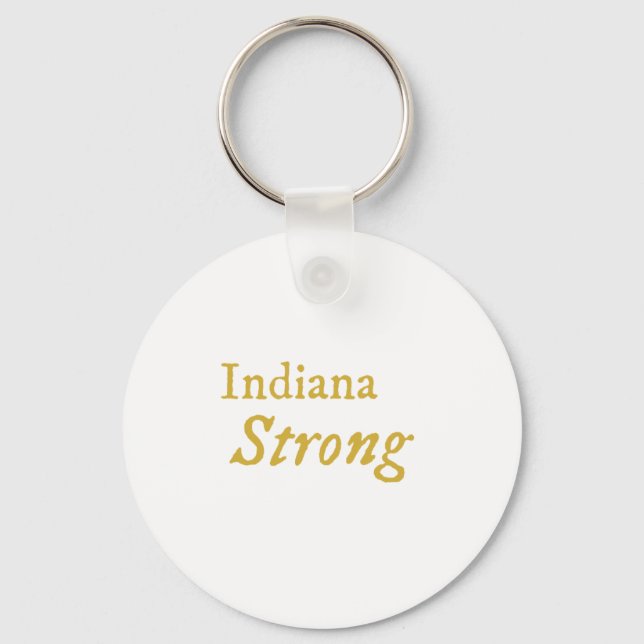 Indiana Strong    Keychain (Front)