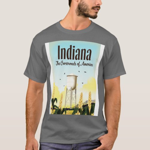 Indiana The Crossroads of America T_Shirt