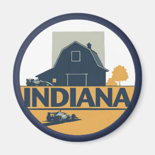 Indiana United States of America Magnet