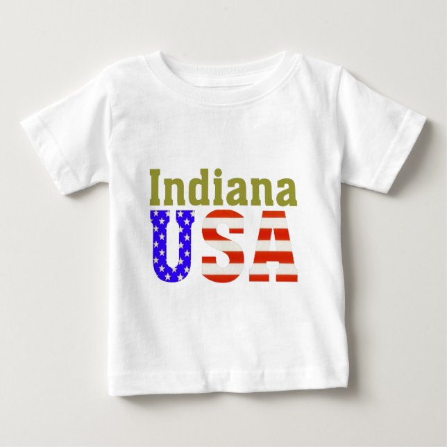 Indiana USA Aashen alpha Baby T-Shirt (Front)