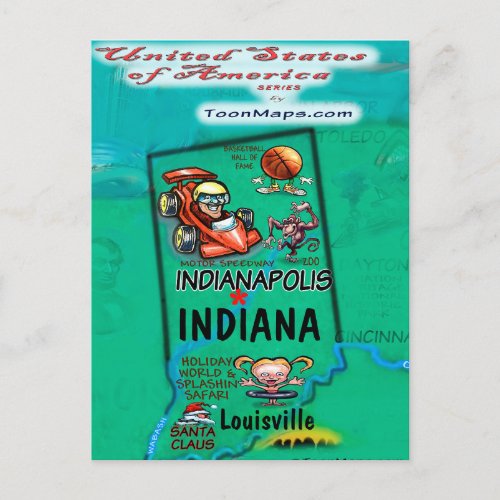 Indiana USA Card
