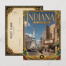 Indiana Vintage Art Deco Golden Age