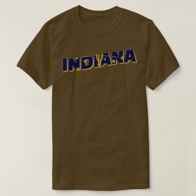 Indiana vintage style retro souvenir 2 T-Shirt (Design Front)