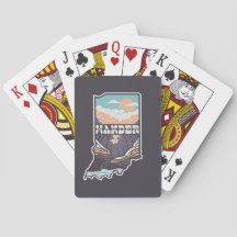 Indiana Wander Playing Cards - Purple