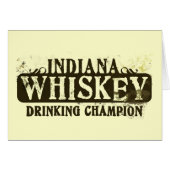 Indiana Whiskey Drinking Champion (Front Horizontal)