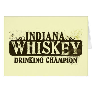 Indiana Whiskey Drinking Champion Cards