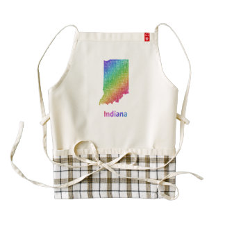 Indiana Zazzle HEART Apron