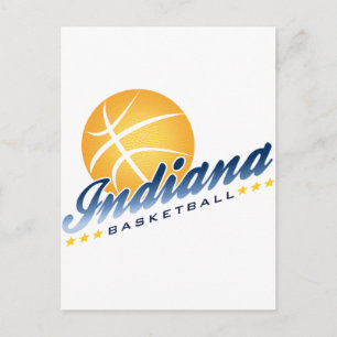 Indianapolis Basketball Postcard