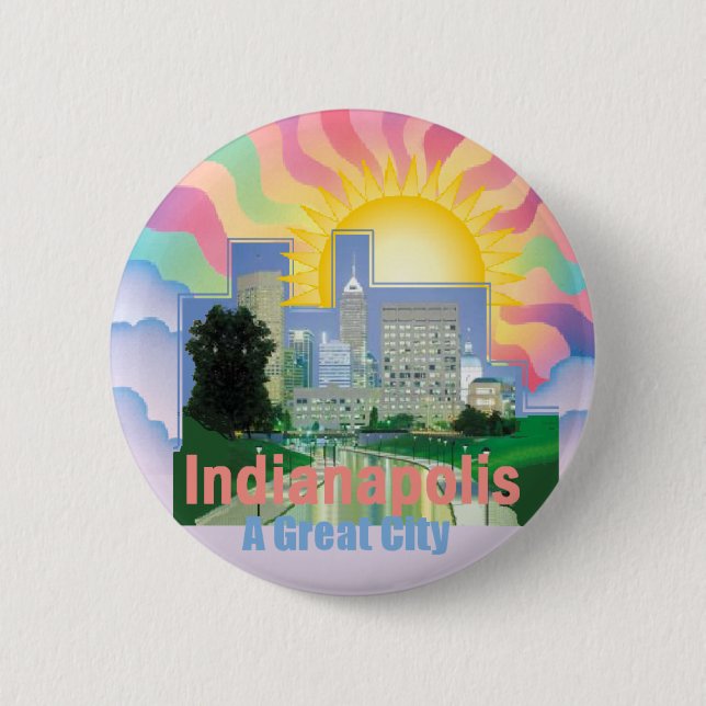 INDIANAPOLIS Button (Front)