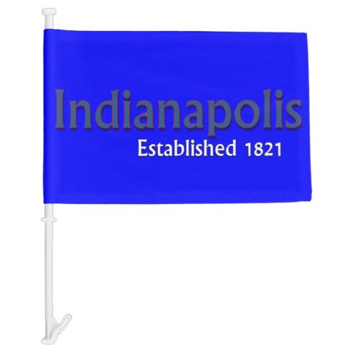 Indianapolis Car Flag