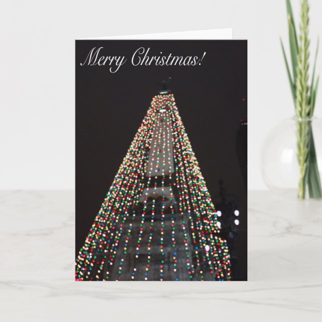 Indianapolis Circle of Lights Christmas Card (Front)