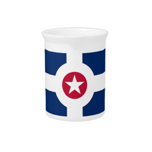 Indianapolis City Flag Pitcher