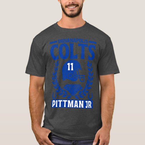 Indianapolis Colts Pittman Jr 11 American T_Shirt