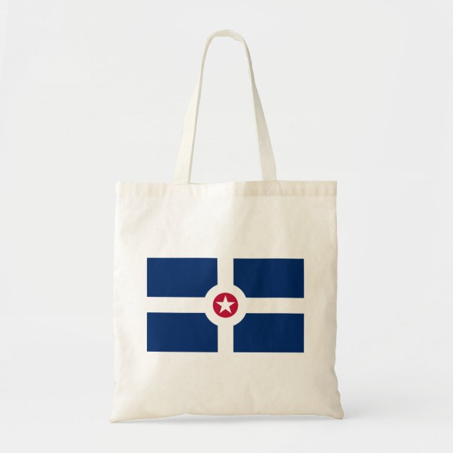 Indianapolis Flag Tote Bag (Front)