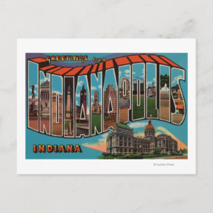 Indianapolis, Indiana (Capital Building) Postcard
