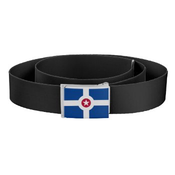 Indianapolis (indiana) City Flag Belt by Pir1900 at Zazzle