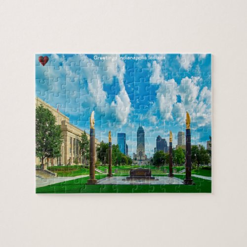 Indianapolis Indiana Jigsaw Puzzle