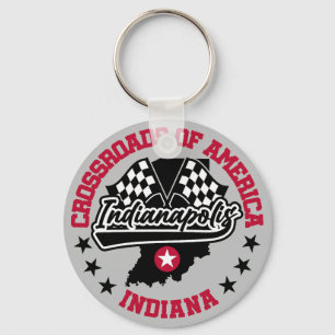 Indianapolis,Indiana Keychain