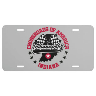 Indianapolis,Indiana License Plate