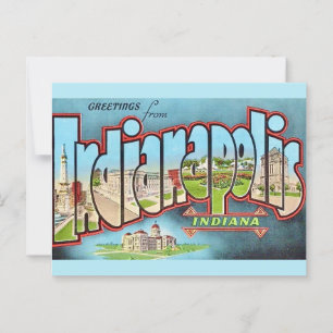 Indianapolis Indiana Postcard