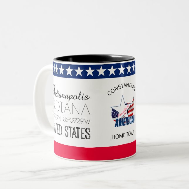Indianapolis, Indiana, United States elegant Coffee Mug (Front Left)