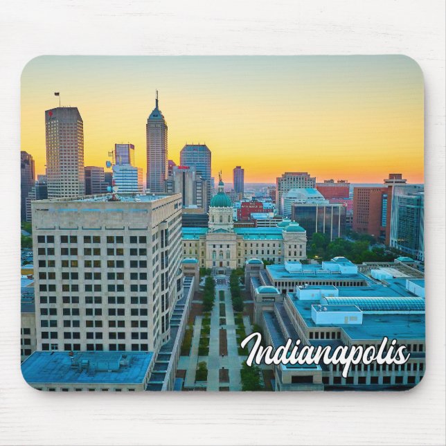 Indianapolis, Indiana, United States Mouse Pad (Front)