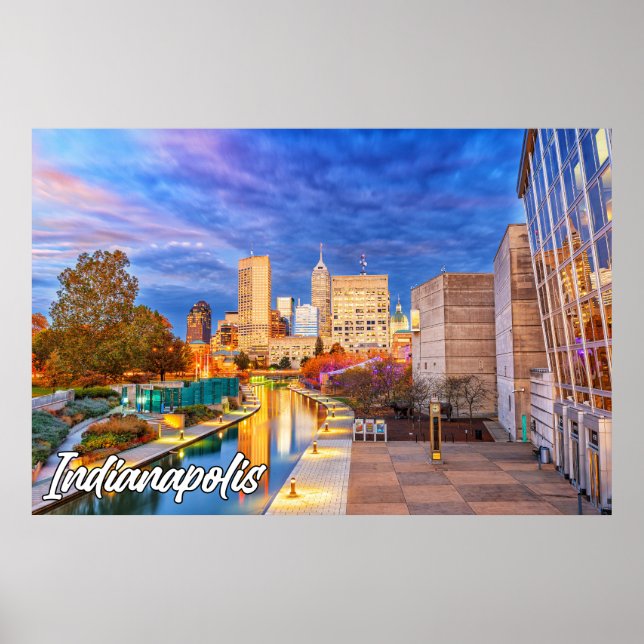 Indianapolis, Indiana, United States Poster (Front)