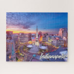 Indianapolis, Indiana, USA Jigsaw Puzzle<br><div class="desc">This colorful jigsaw puzzle features a photograph of Monument Circle,  in downtown Indianapolis,  Indiana. There is nothing like a puzzle to bring family and friends together.</div>