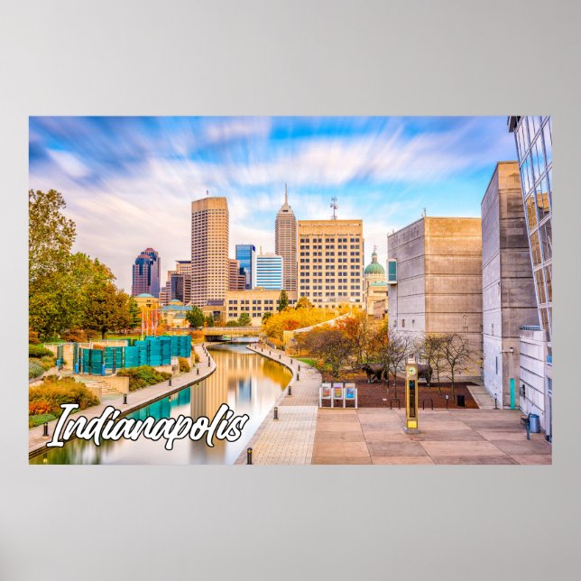 Indianapolis, Indiana, USA Poster (Front)