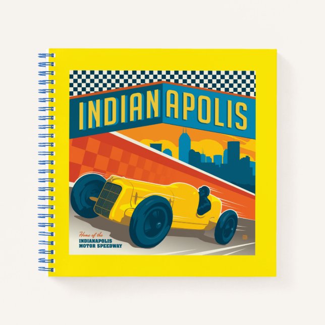 Indianapolis, Indiana | Vintage Racer Notebook (Front)