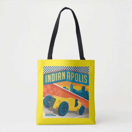 Indianapolis Indiana  Vintage Racer Tote Bag