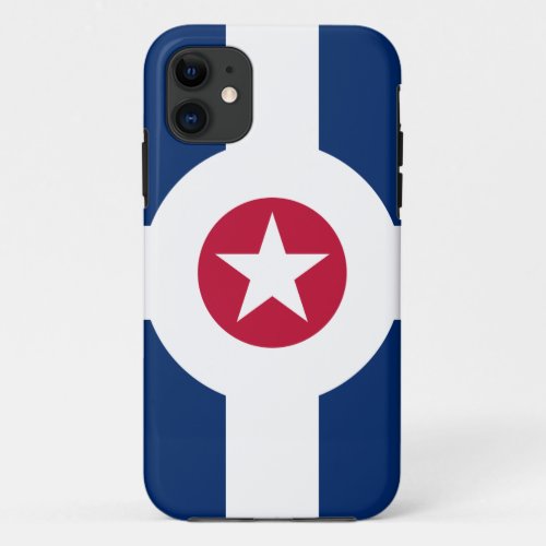 Indianapolis LARGE PRINT Flag iPhone 11 Case