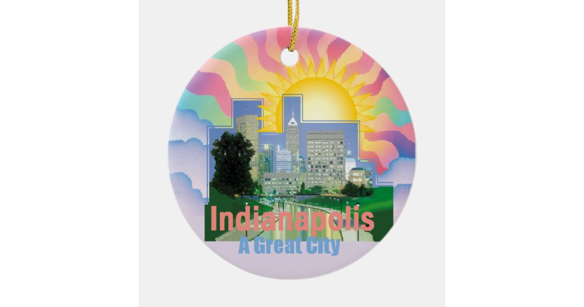 INDIANAPOLIS Ornament Zazzle