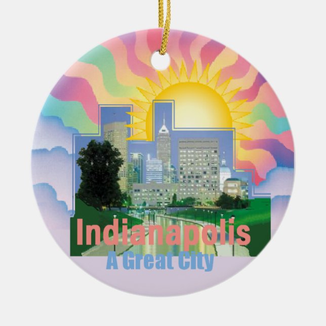 INDIANAPOLIS Ornament (Front)