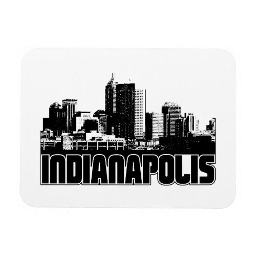 Indianapolis Skyline Magnet