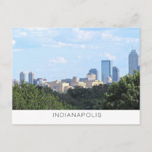 Indianapolis Skyline Postcard