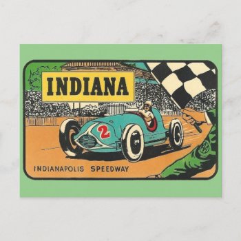 Indianapolis Speedway  Indiana - Postcard by TheTimeCapsule at Zazzle