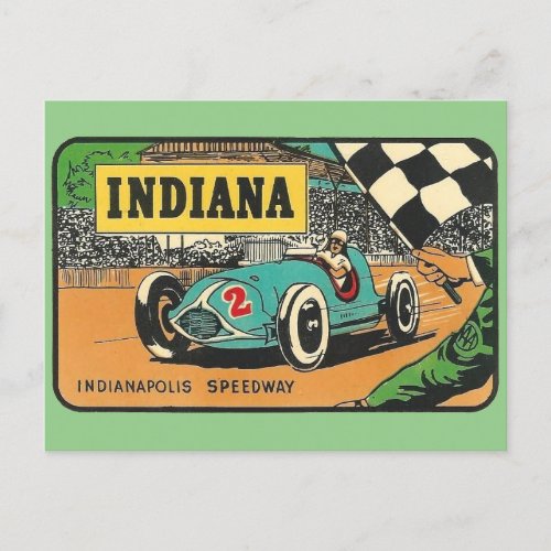 Indianapolis Speedway Indiana _ Postcard