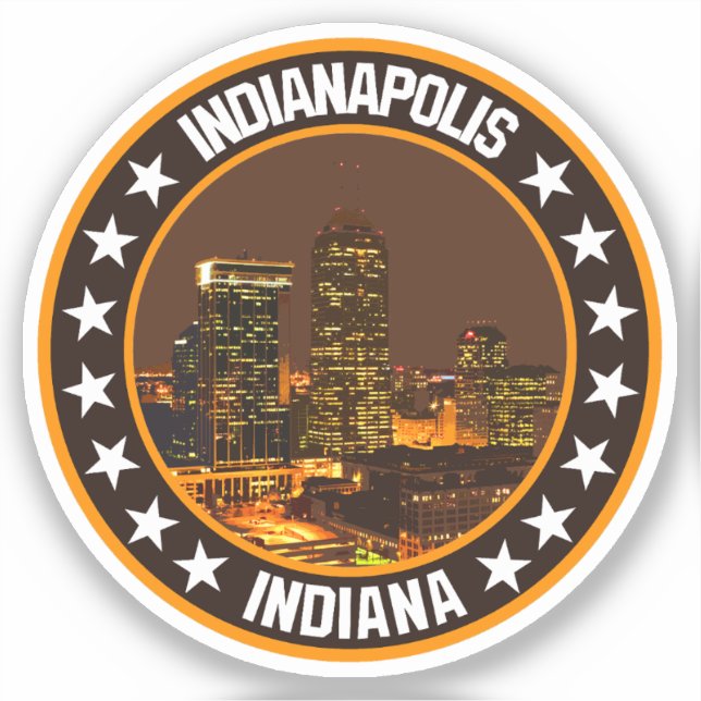 Indianapolis                                       sticker (Front)