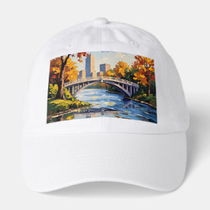 Indianapolis White Bridge Over the White River  Hat