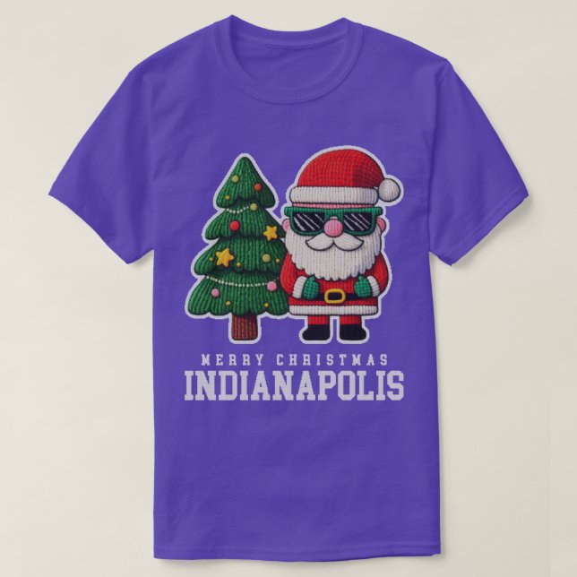 Indianapolis Xmas T-Shirt (Design Front)