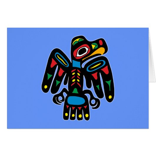 Indianer Native American Rabe raven Cards (Front Horizontal)