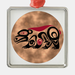 Indianer Schild Native American shield Metal Ornament