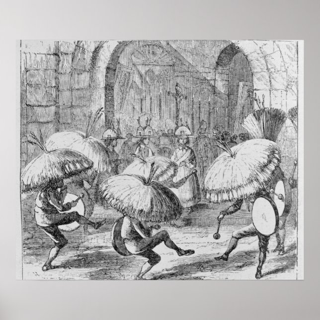 Indians Celebrating the Chuno or Potato Poster (Front)