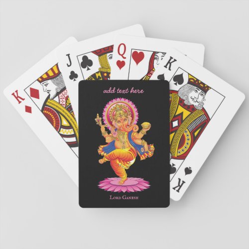 Indias Lord Ganesh Playing Cards